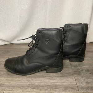 Ariat Womens Size 10.5B Leather Lace Up Paddock Riding Boots 57305